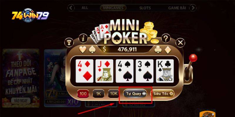 Chi tiết cách tham gia và luật chơi Mini Poker